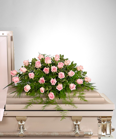 Sweetest Sentiments Rose Casket Cover