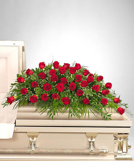 36 Rose Casket Cover