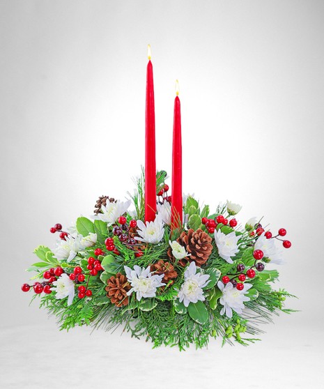 Noel Candlelight Centerpiece